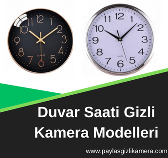 Duvar Saati Gizli Kamera Modelleri